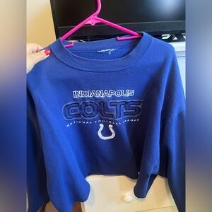Indianapolis Colts Vintage Cropped Crew